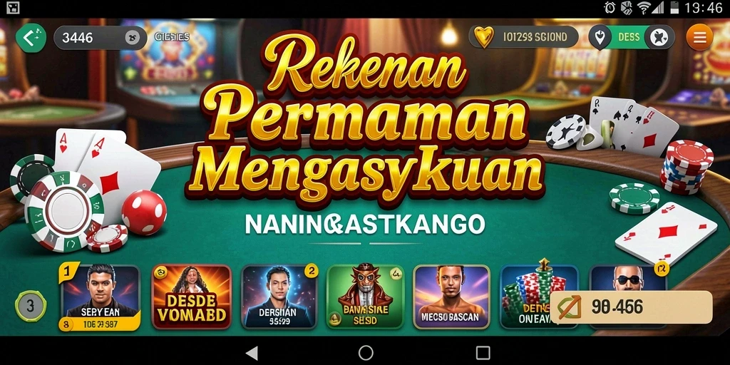 Tampilan gameplay seru di kasino virtual 3446.