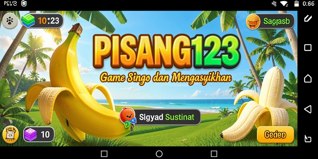 Gameplay seru Bingo di PISANG123 dengan tampilan menarik.