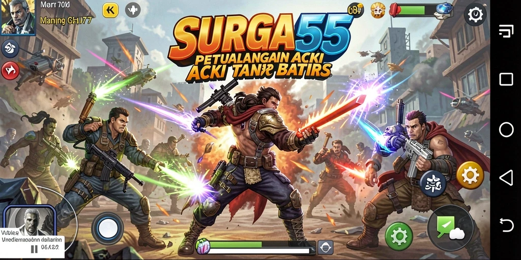 Screenshot gameplay SURGA55 yang menampilkan aksi seru dan grafis yang memukau.